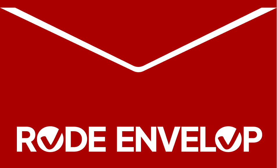 Rode Envelop Symbool